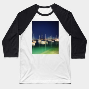 Sail Boats at night Baseball T-Shirt